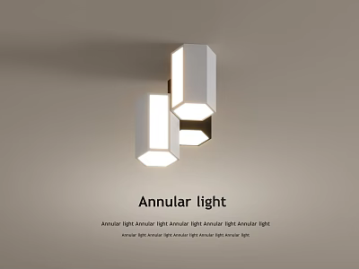 Modern Style Ceiling Lights With Bright Lighting And Unique Shape 3d model