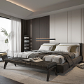 Modern Bedroom 3d model