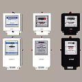CINT Electricity Meters In White And Black With Various Designs