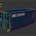 Container Cargo Box Cargo Box Tin Box 3d model