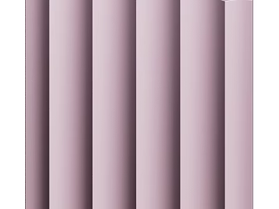 Soft Purple Vertical Columnar Wall Decor For Modern Home Interior Design 3d model