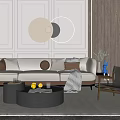 Modern Sofa Coffee Table Combination Sofa Coffee Table 3d model