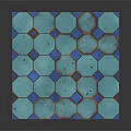 Modern Floor Castle Floor Building Materials 3d model