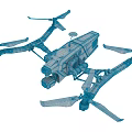 Smart Drone With Four Rotors And HD Camera For Aerial Photography
