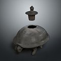 Hliquor jug turtle wine jug iron jug iron jug realistic 3d model