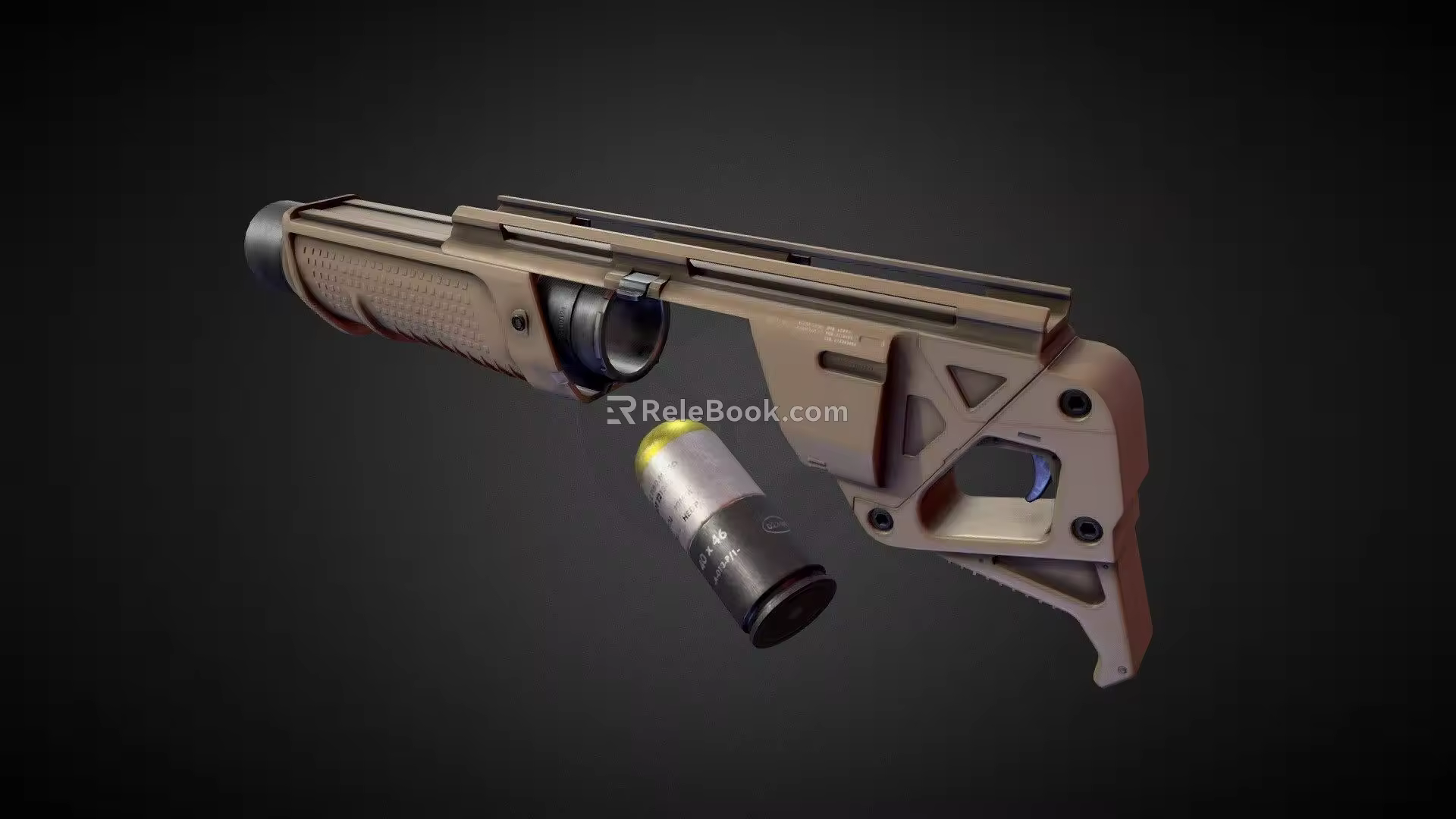 Fortress 17 Grenade Launcher 3d model