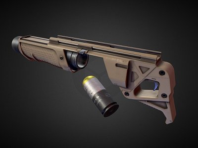 Fortress 17 Grenade Launcher model