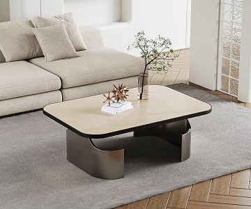 Modern coffee table ornaments 3d model