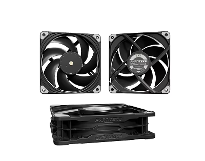 Evercool Air Conditioner Cooling Fans With Black Frame And Efficient Blades 3d model