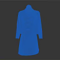 Purple Military Uniform Suit Comprising Jacket Skirt And Decorative Badges For Formal Use