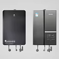 Black V And Philips Water Heaters With Control Panels And Display Screens