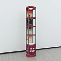 Shelf Customized Rack Display Rack Product Rack Iron Rack Roller Rack Rotating Rack Steel Structure Game Plate Jewelry Rack Vertical Display Rack Hook Shopping Mall 3d model