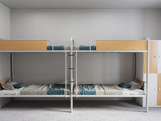 Modern Dormitory 3d model