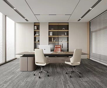 Modern Manager Office Boss Office Chair 3d model