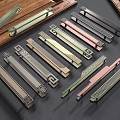 Stylish Metal Cabinet Handles in Various Designs and Multiple Color Options