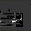 Industrial Mechanical Device With Black Metal Frame Yellow Components And Control Panel