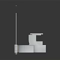 3D Metallic Puzzle Pieces Arranged On Reflective Gray Surface With Glossy Finish