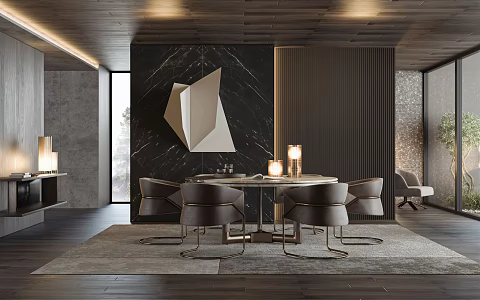 Modern Restaurant 3d model