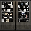 New Chinese Bookcase Combination 3d model