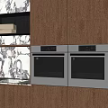 Modern embedded oven 3d model