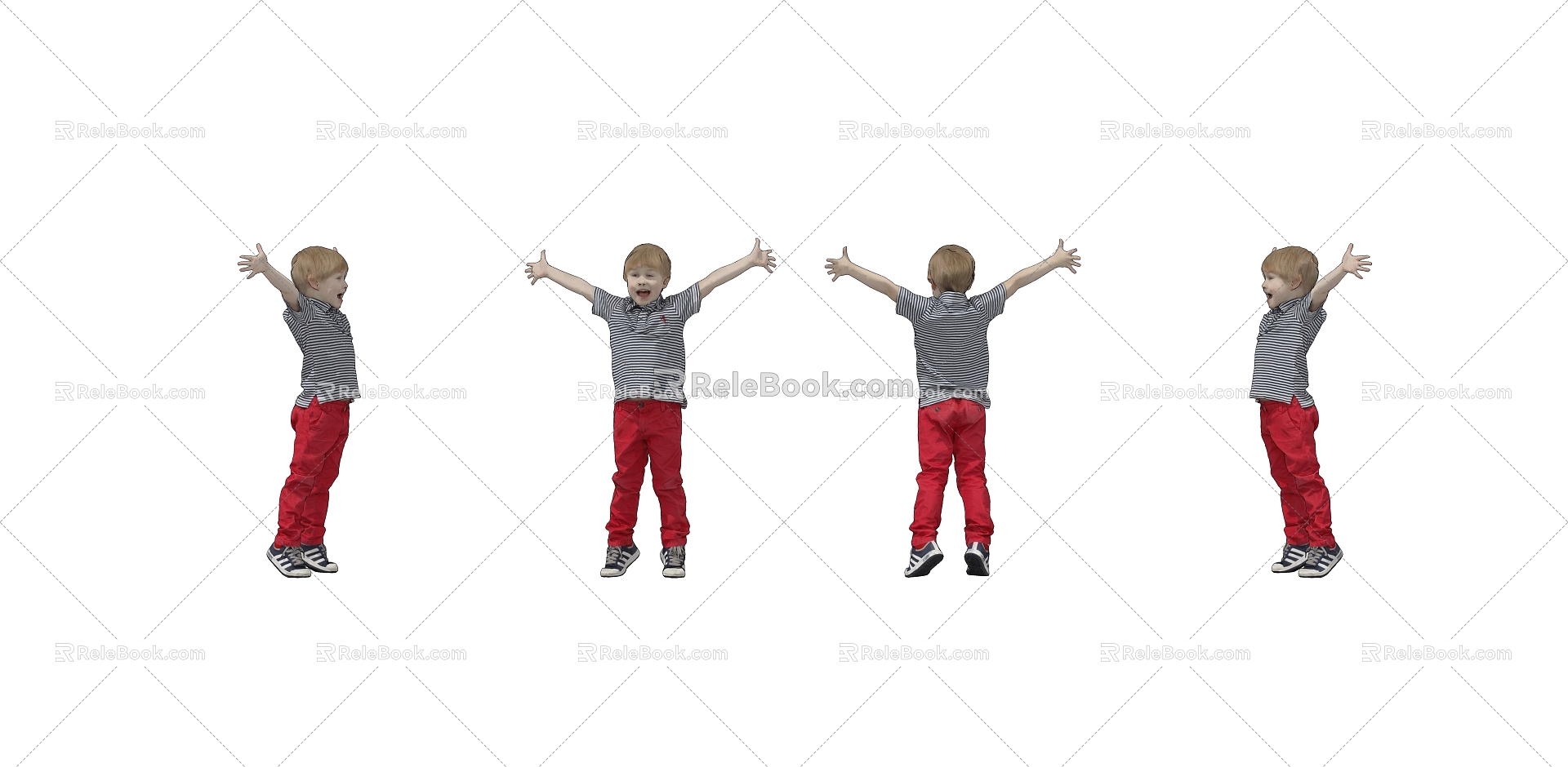 Children Child Characters model