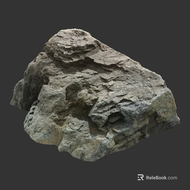 Natural Stone Material With Rough Surface And Organic Textures For Decorative Design 3d model