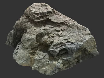 Natural Stone Material With Rough Surface And Organic Textures For Decorative Design 3d model