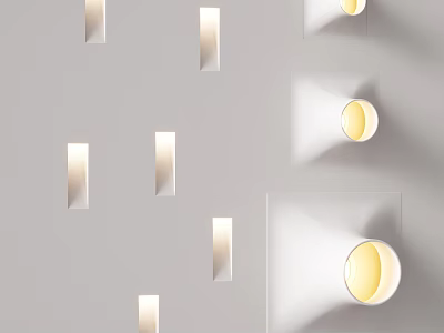 Modern Wall Lamps With Minimalist Design And Soft Glow For Interior Wall Decoration 3d model