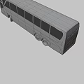 White Setra Bus Featuring Modern Design Large Windows And Spacious Passenger Seats