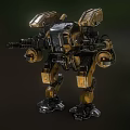 Robot Machine Fighting Robot Mechanical Instrument Future Warrior Future Fighting Machine 3d model