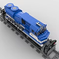 LEGO toy blocks train head 3d model