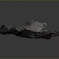 Rocky Natural Terrain with Irregular Rocky Structures and Weathered Surfaces Showing Rugged Landform Features