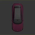 Pink Sleek Sports Car With Black Roof And Stylish Black Wheels