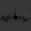 Futuristic Aerospace Spacecraft With Sleek Wings And Cosmic Exploration Design