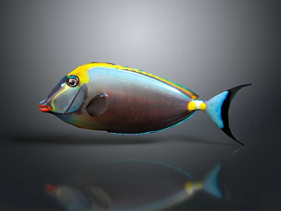 Tropical Fish Colorful Fish Ornamental Fish Aquarium Coral Fish Underwater Fish Color Fish Cartoon Fish Freshwater Fish 3d model