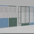 Other Storage Cabinets In Blue Green White With Glass Doors And Drawers