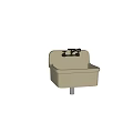 Nordic wash basin vegetable basin 3d model
