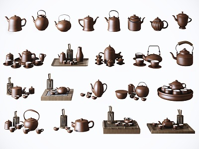 New Chinese Tea Set model