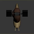Modern Game Character Monster Snail Alien Snail Figure Game Character 3d model