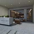 Origin Coffee Cozy Interior Outdoor Seating With Coffee Bar Tables Chairs Green Plants