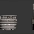 Industrial Metal Equipment Featuring Circular Layered Body And Long Handle