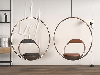 Modern Hanging Chair Rocking Chair Swing Chair Indoor 3d model