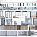 Modern Entrance Gates With Various Styles Materials And Designs For Home
