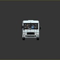 minibus minibus minivan driverless bus bus school bus van box car 3d model