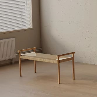 Modern shoe changing stool 3d model