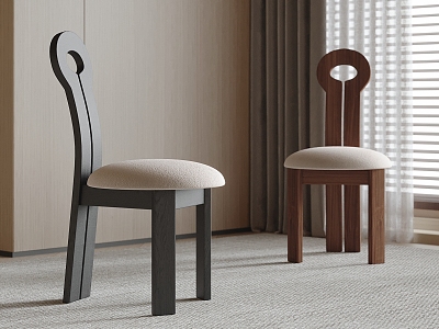 Dining Chair Single Chair 3d model