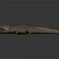 Detailed 3D Lizard Model With Open Mouth Sharp Teeth And Colorful Skin On Gray Background