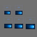 Modern LED Televisions with Various Screen Sizes Including 43 50 55 60 65 Inches