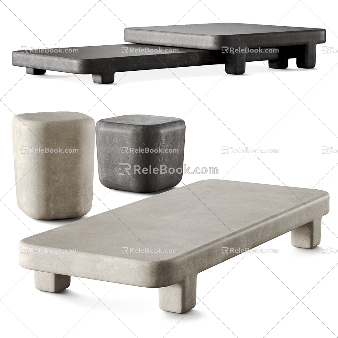 Baxter Silent Wind Stone Coffee Table model