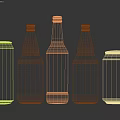 Yanjing Beer Bottles And Beer Glasses Display With Various Packaging Designs Collection